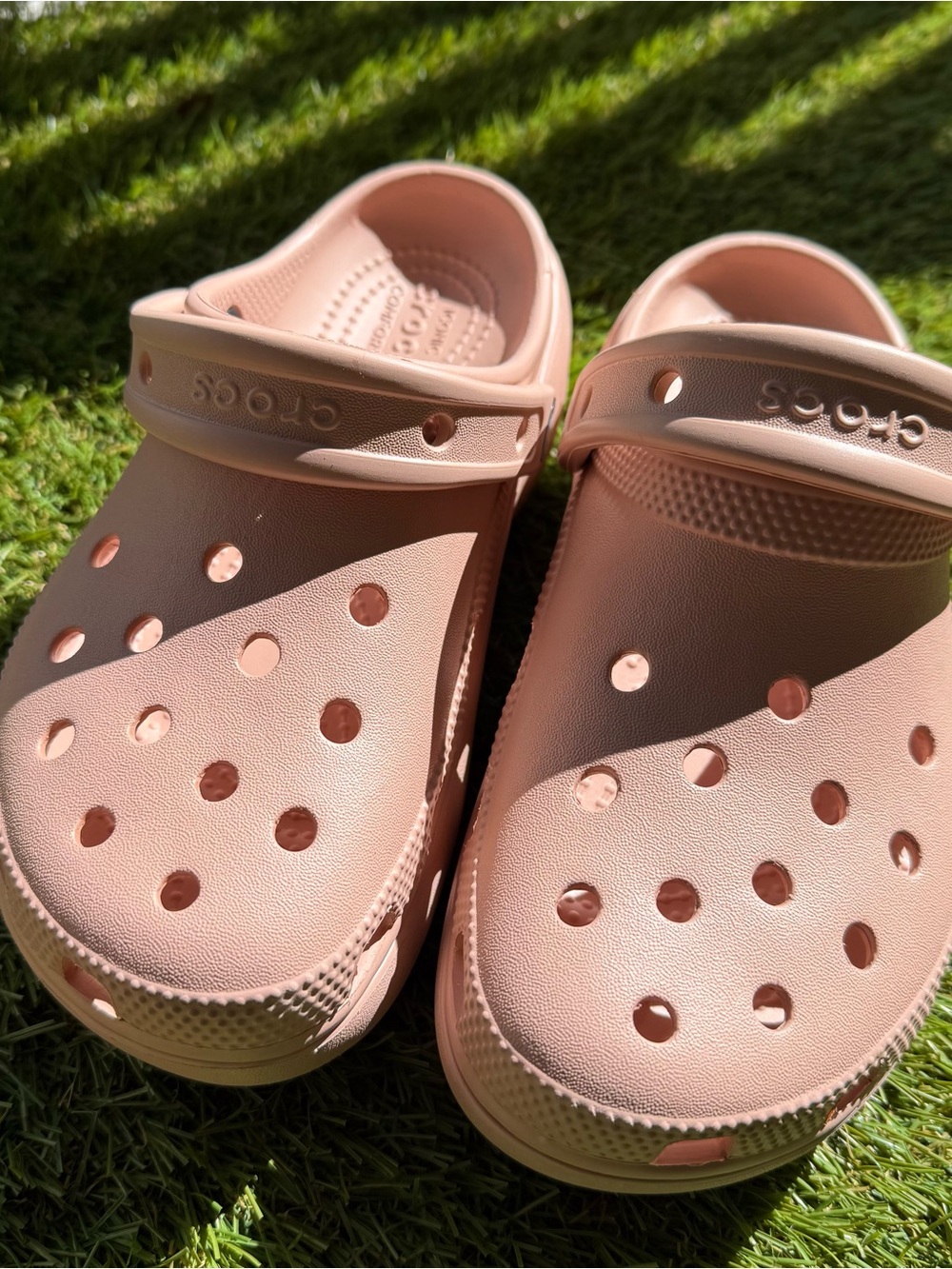 CROCS Platform in Light Pink Blush